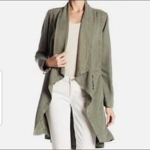 Max‎ Jeans Tencel Drape Front Jacket Sz XS